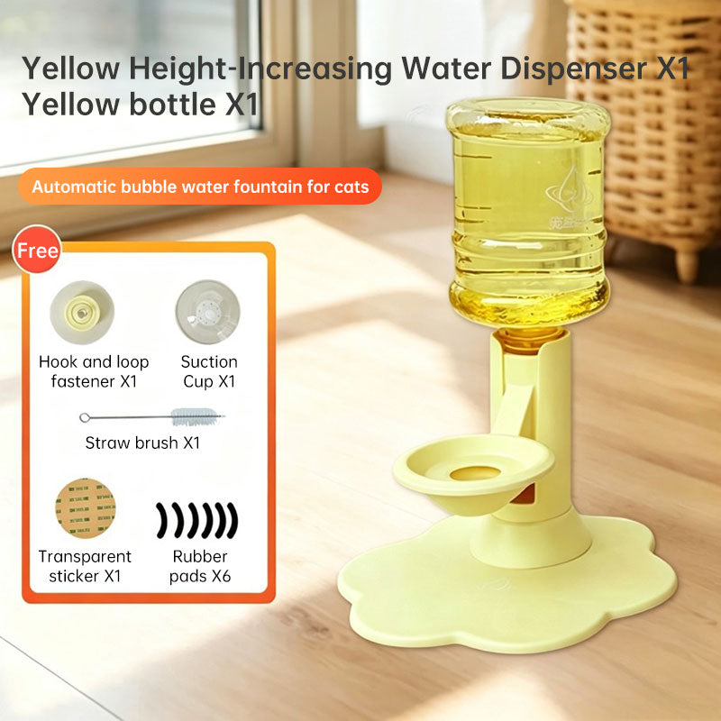 Gravity Pet Water Dispenser – Adjustable Cat & Dog Fountain