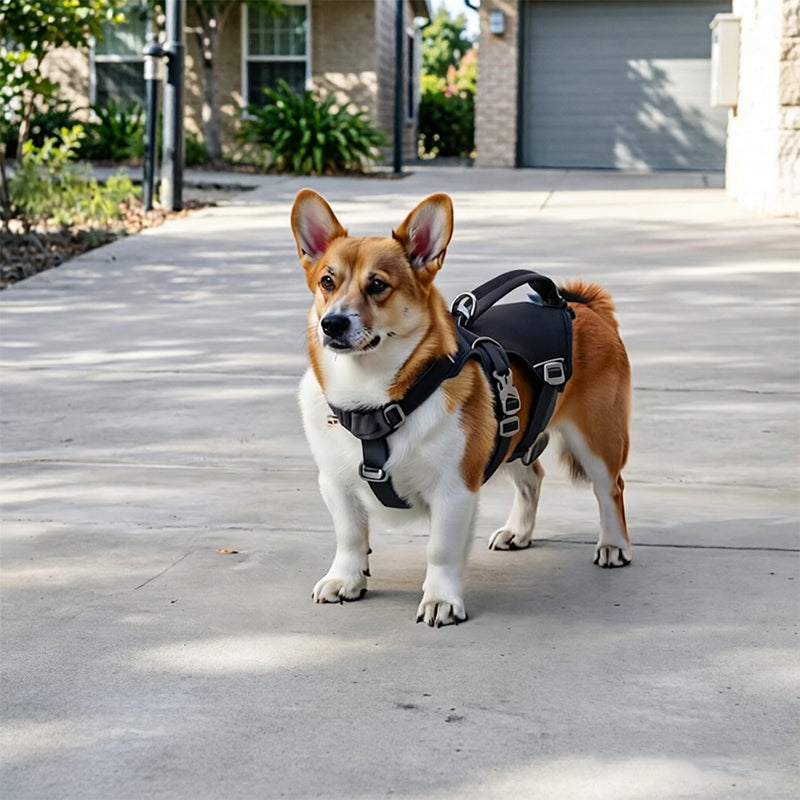 Reflective No-Escape Dog Harness with Control Handle