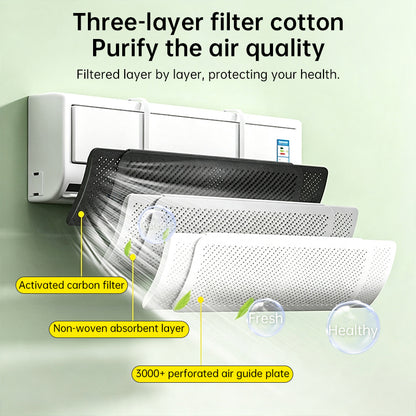 Adjustable AC Wind Deflector – Airflow Diffuser