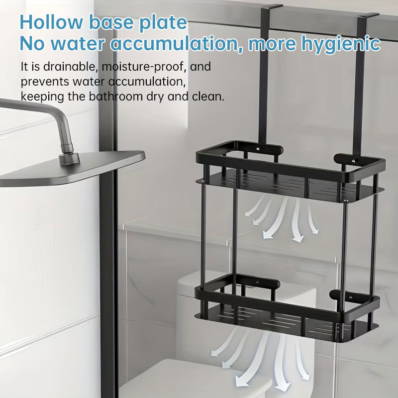 Hanging Bathroom Organizer – No-Drill Storage Rack