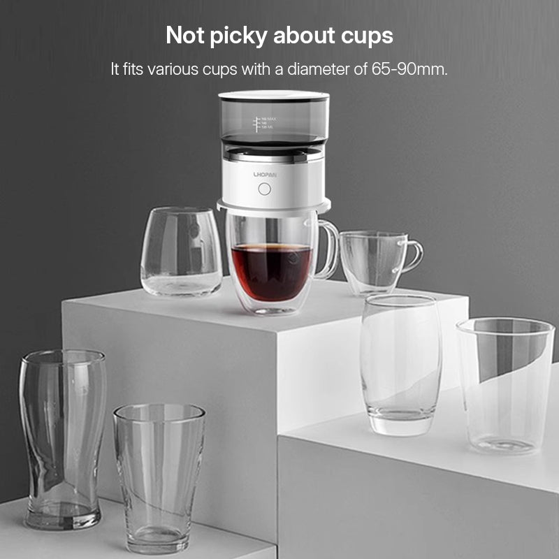 Mini Electric Coffee Grinder & Brewer