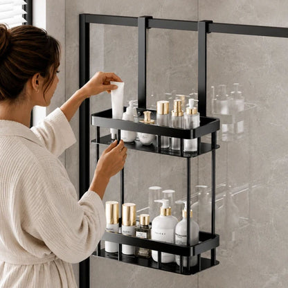 Hanging Bathroom Organizer – No-Drill Storage Rack
