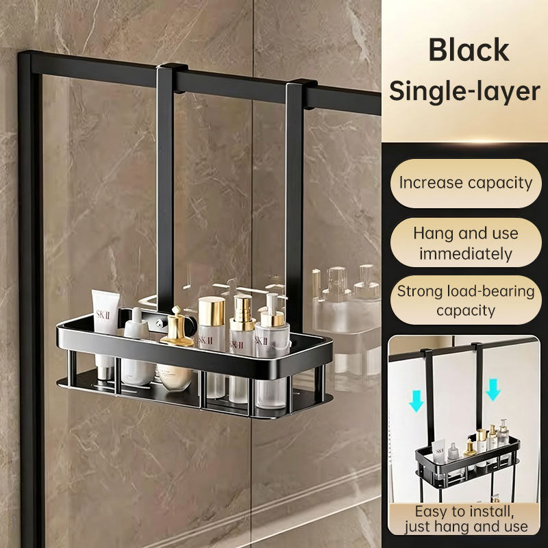 Hanging Bathroom Organizer – No-Drill Storage Rack