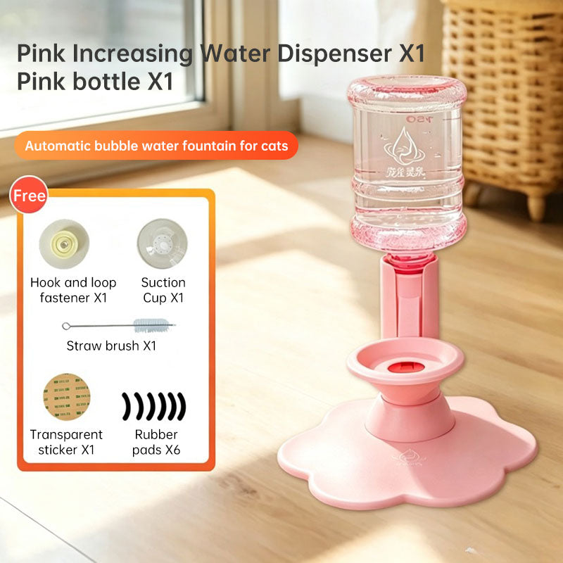 Gravity Pet Water Dispenser – Adjustable Cat & Dog Fountain