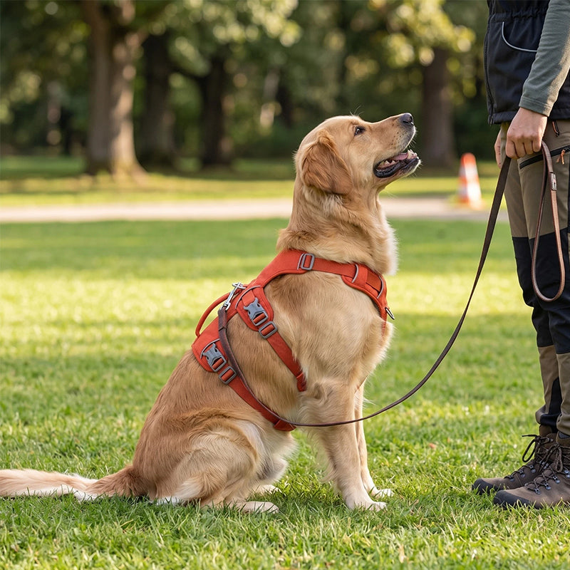 Reflective No-Escape Dog Harness with Control Handle