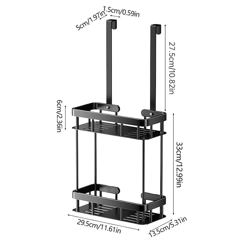 Hanging Bathroom Organizer – No-Drill Storage Rack