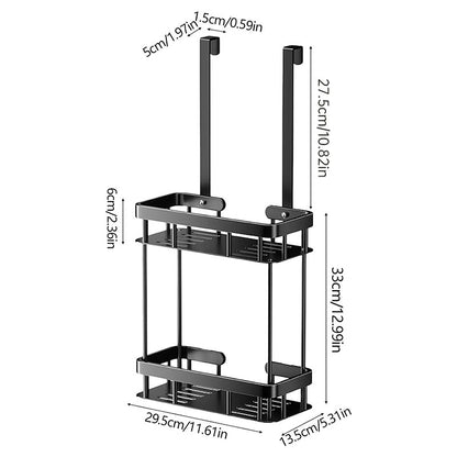 Hanging Bathroom Organizer – No-Drill Storage Rack