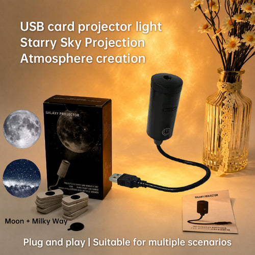 USB Star Projector – Plug & Play Galaxy Light
