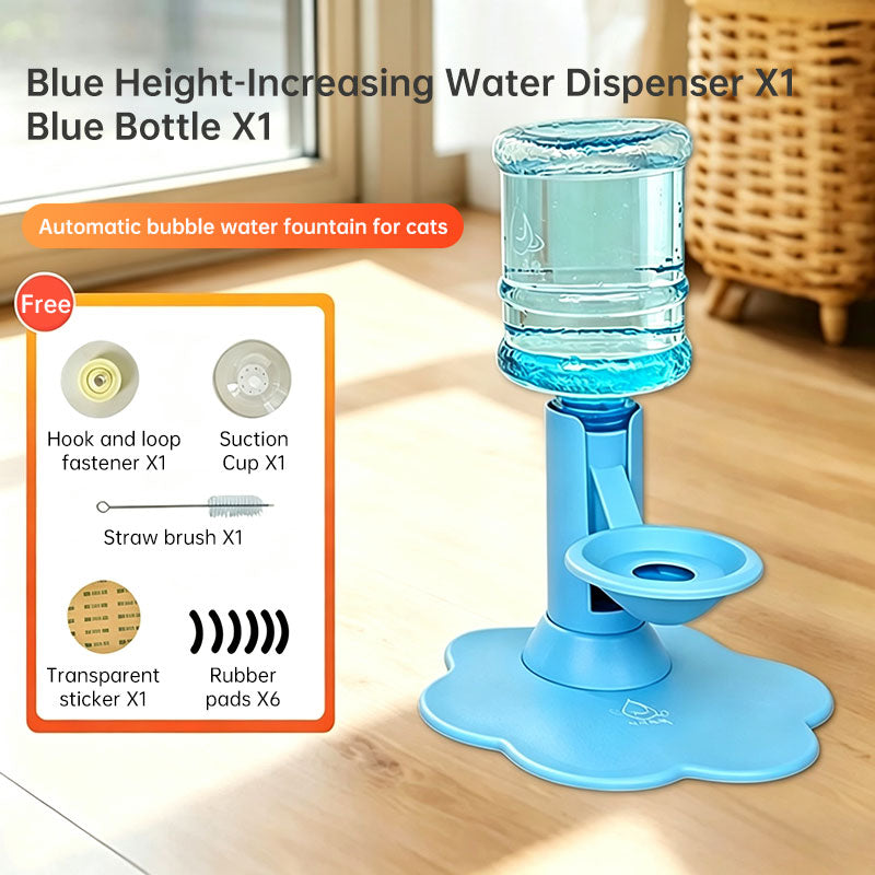 Gravity Pet Water Dispenser – Adjustable Cat & Dog Fountain